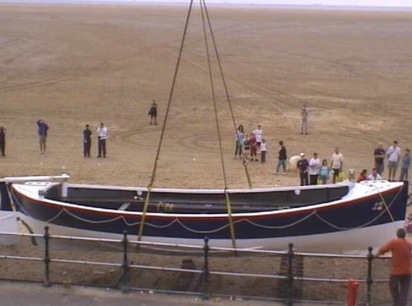 Chapman being launched