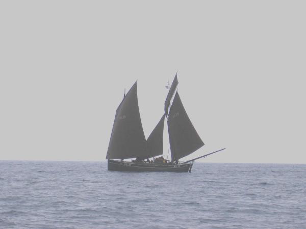 Ripple - under sail off St Ives
