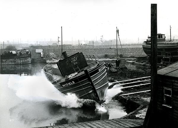 Hatfield being launched