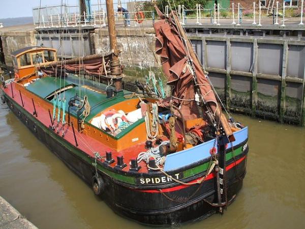 Spider T - bow view looking aft