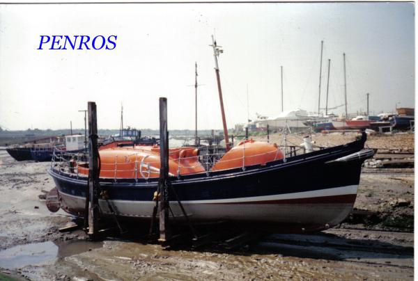 PENROS on legs, starboard side view.