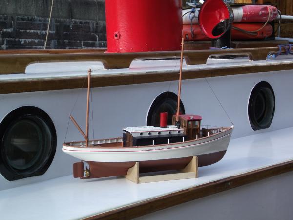 model on mother ship