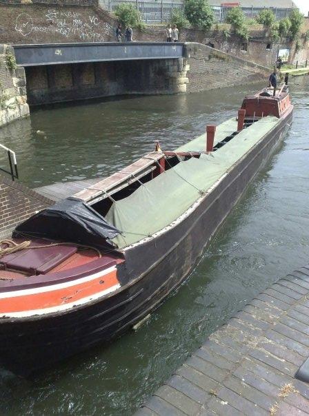 Victoria being manoeuvred