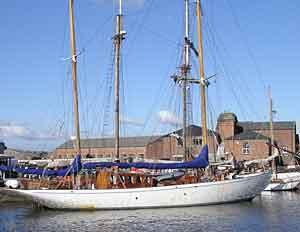HALCYON, starboard side view