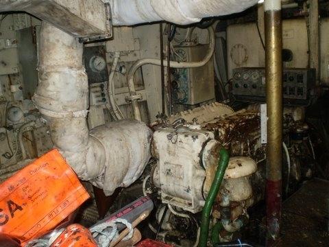 Detail of engine room currently under restoration Feb 2010