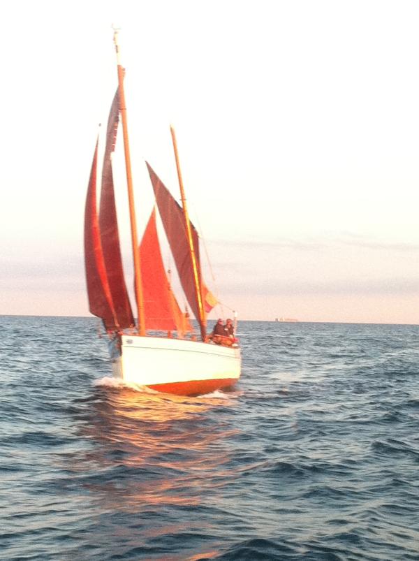 Iris - under way