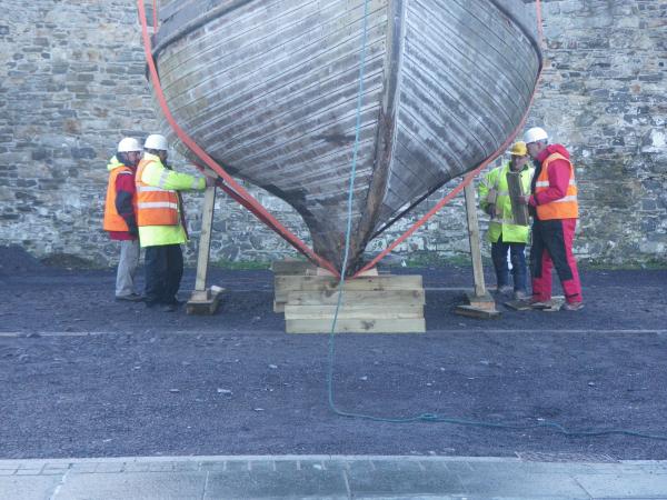 on arrival at Conwy