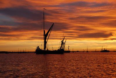 Wyvenhow in the sunset