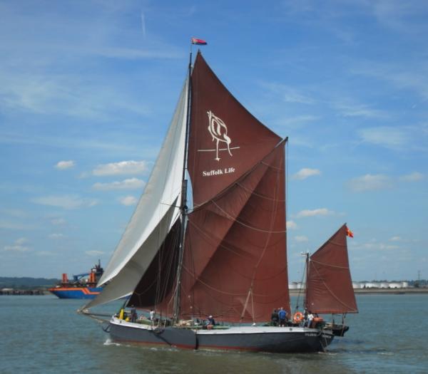 Xylonite - underway, port view