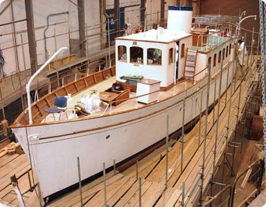 Bounty - during refit