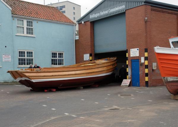 Three Brothers - ready for return to water, 2013