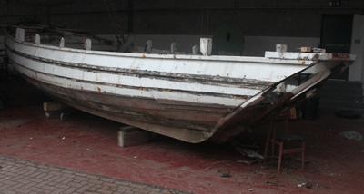 Three Brothers - hull during 2012-13 works