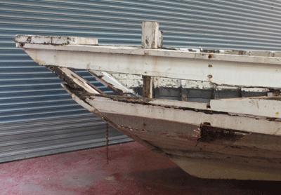 Three Brothers - stern during 2012-13 works