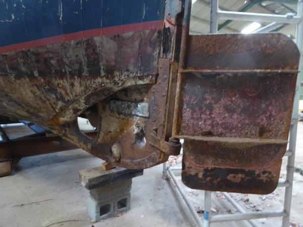 rudder & keel
