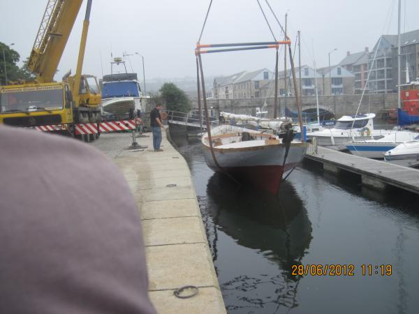 Gladys of Peel - returning to water, Jun 2012