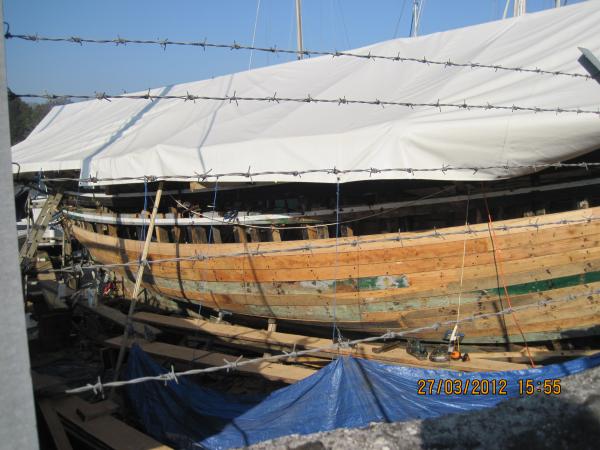 Gladys of Peel - restoration, under canopy Mar 2012