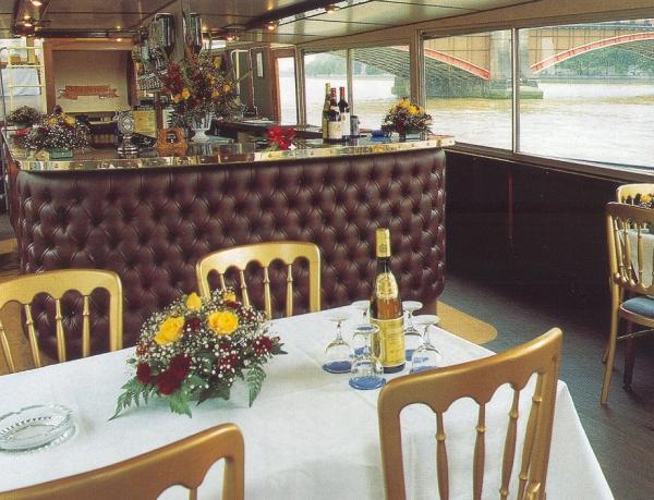 Hurlingham interior - dance deck - taken from promotional booklet