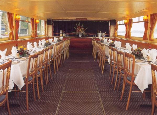 Hurlingham - saloon dining deck - taken from promotional booklet.