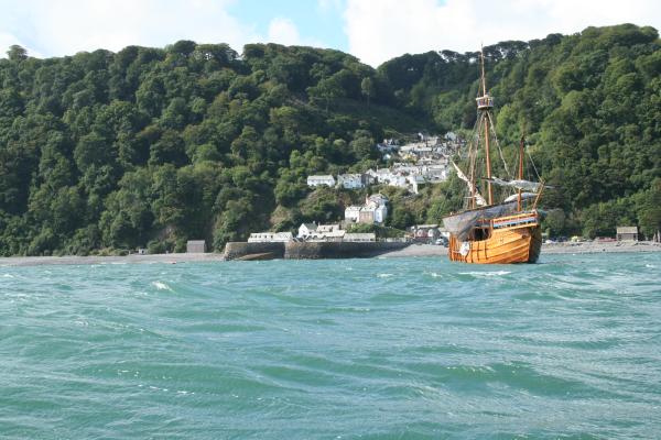 Matthew - anchoring after stormy crossing to Clovelly
