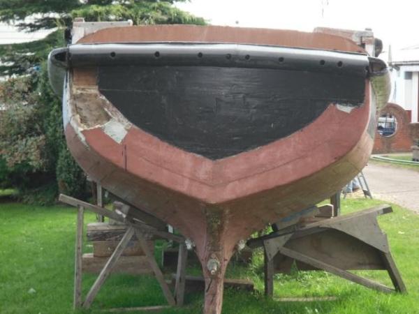 Terrier - transom with GRP sheathing