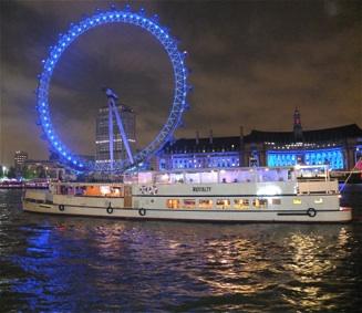 Royalty - underway, on the Thames