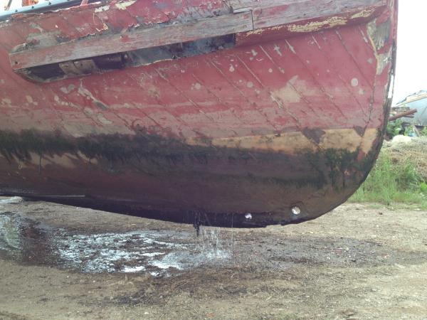 Janet Hoyle - bow and hull in detail