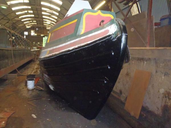 Ipswich undergoing conservation, bow