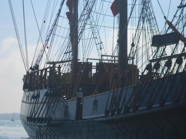 starboard side view