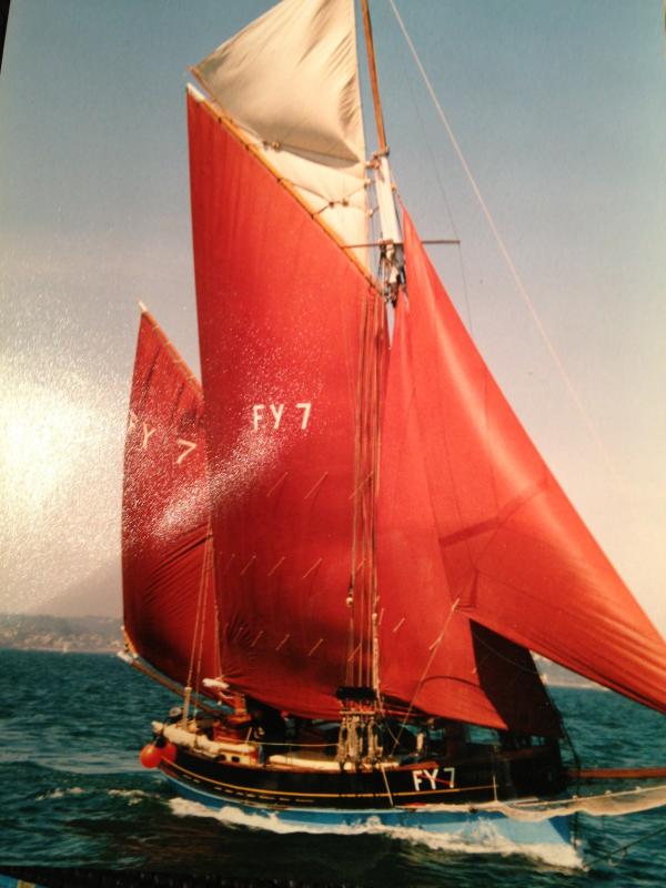 Our Daddy sailing