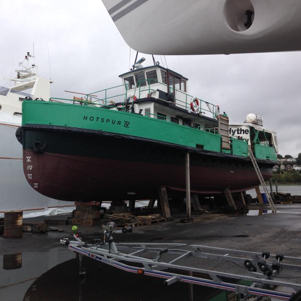 Hotspur IV at Saxon Wharf, October 2014