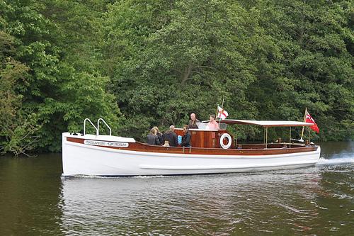 Silver Queen - following restoration, underway
