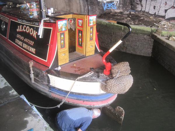 Stern view port side