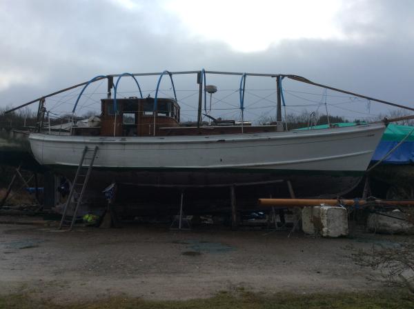 Slainte Mhath II dry dock