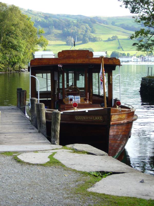 Queen of the Lake, awaiting passengers at Wray Castle - Photo Comp 2011 entry