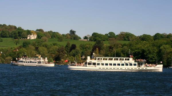 Photo Comp 2012 entry: Swan - TEAL (1936) and SWAN (1938) pass of Storrs, Windermere
