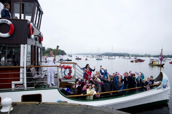 Tern & the Olympic torch