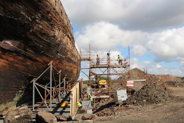 City of Adelaide - preparing to leave Irvine