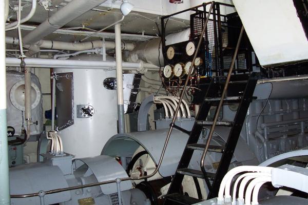 Edmund Gardner - engine room