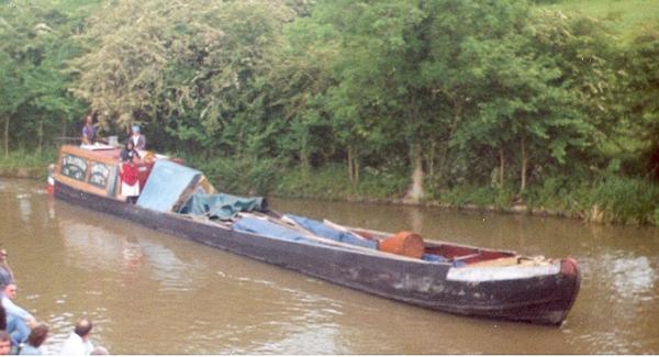 FORGET ME NOT - turning at Braunton Marina.