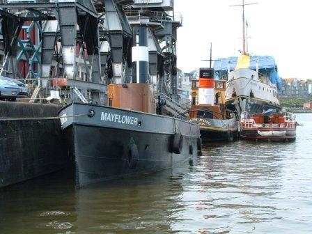 Mayflower - moored