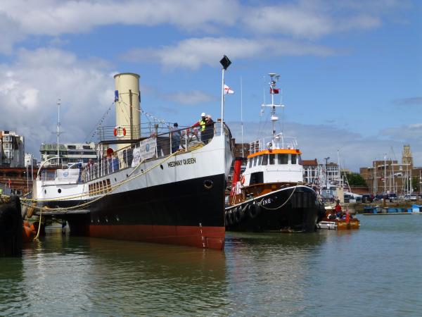 Medway Queen at Ramsgate, Dunkirk anniversary 2015