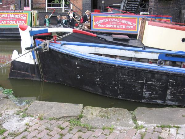 Marbury at Ellesmere Port, 2007, stern view
