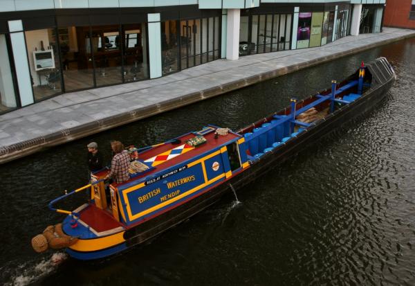 Mendip - underway on her trip to Bournville