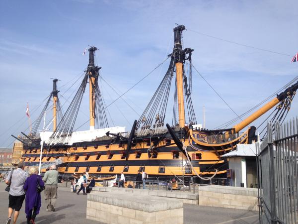 HMS Victory - masts off