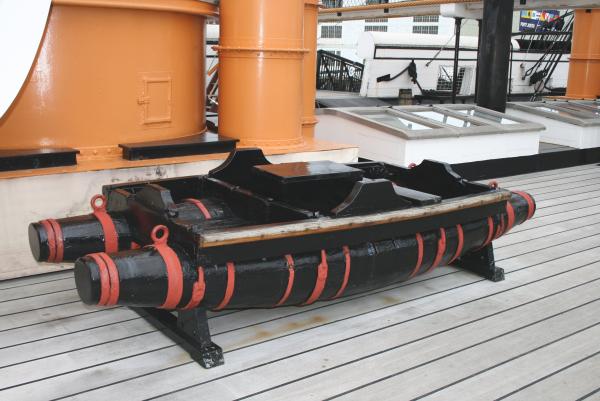 HMS Warrior on deck