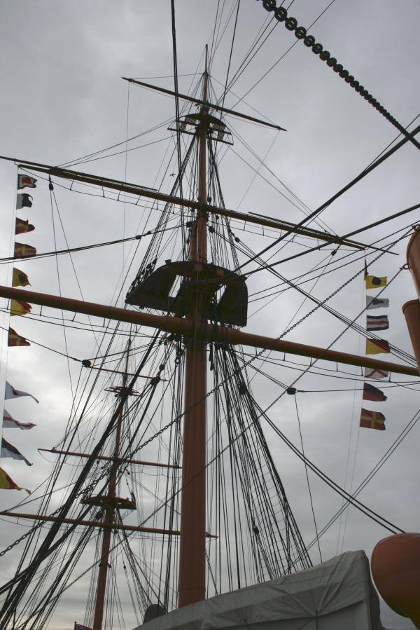 HMS Warrior - rigging