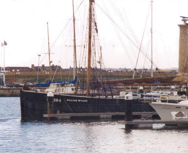 WILLIAM MCCANN - at Hartlepool June 1995. Port bow.