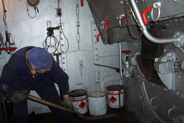 Portwey - in the engine room