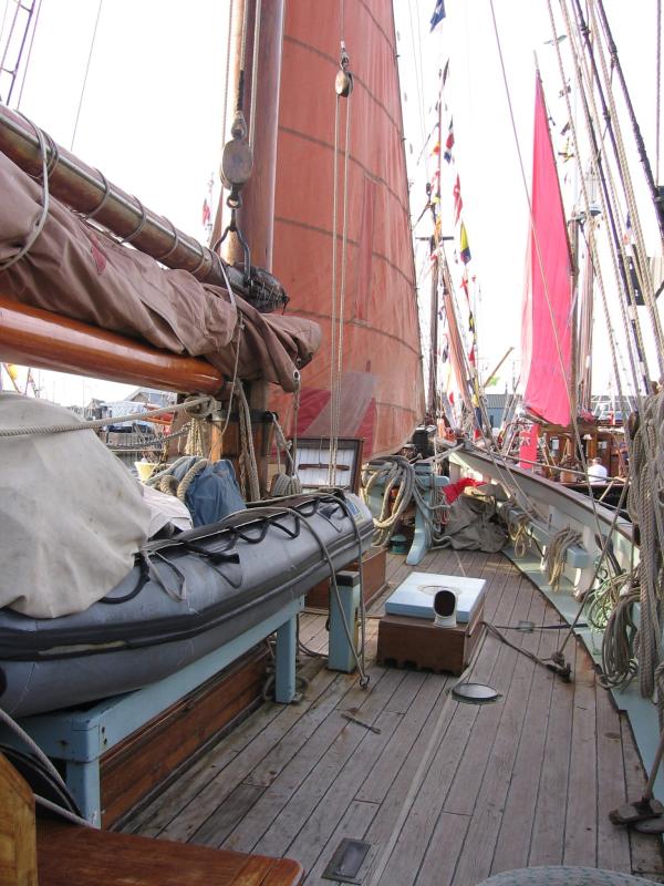 Provident - starboard side deck