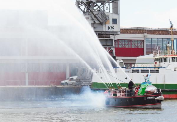 Pyronaut - during opening ceremony of M Shed, Bristol, June 2011